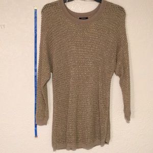 Long knit sweater